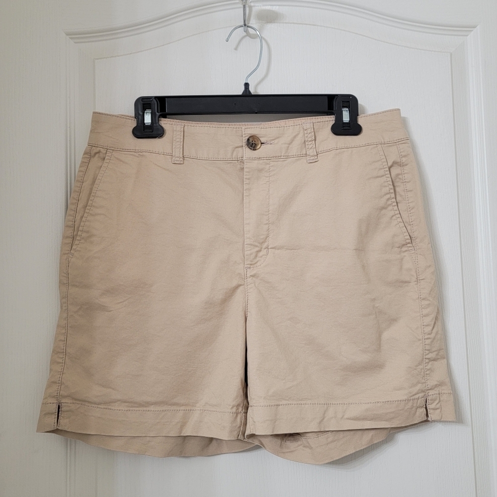 Old Navy Size 8 Khaki "Everyday Shorts", Gently Used Condition